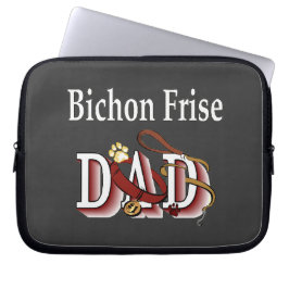 Bichon Frise Dad Laptop Sleeve