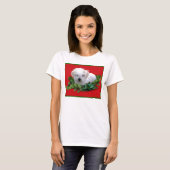 Bichon Frise Dames Tom T-shirt (Voorkant volledig)