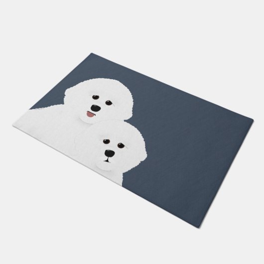 Bichon Frise Deurmat (Schuin)