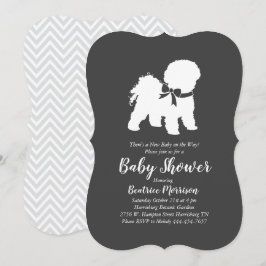 Bichon Frise Dog Baby shower Geslacht Neutraal Kaart