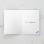 Bichon Frise Dog gepersonaliseerd Happy Birthday Kaart (Binnen)