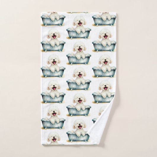 Bichon Frise Dog Handdoek (Handdoek)