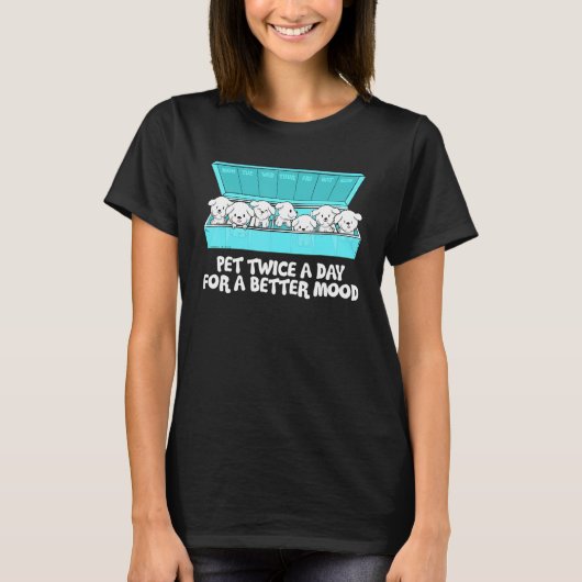 Bichon Frise Dog Happiness Cynoloog T-shirt (Voorkant)