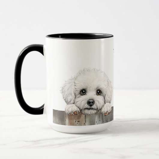 Bichon Frise Dog Mok (Links)