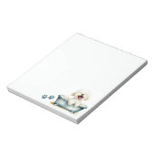 Bichon Frise Dog Notitieblok (Linkerzijde)