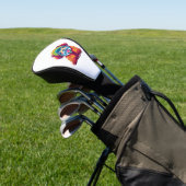 Bichon Frise Dog Pop Art Golfheadcover (Insitu)