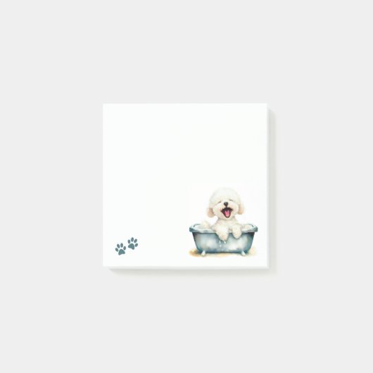 Bichon Frise Dog Post-it® Notes (Voorkant)