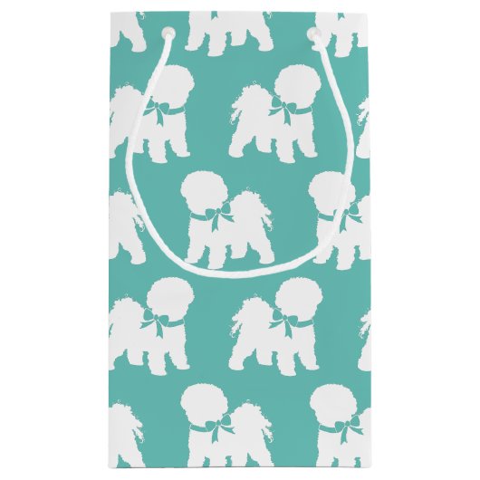 Bichon Frise Dog Puppy Klein Cadeauzakje (Achterkant)