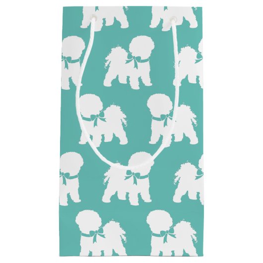 Bichon Frise Dog Puppy Klein Cadeauzakje (Voorkant)