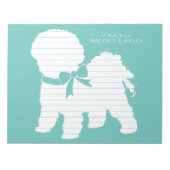 Bichon Frise Dog Puppy Notitieblok (Voorkant)
