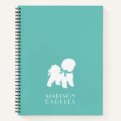 Bichon Frise Dog Puppy Notitieboek (Voorkant)