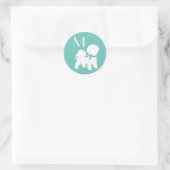 Bichon Frise Dog Puppy Ronde Sticker (Tas)