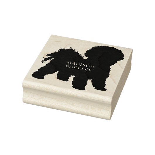Bichon Frise Dog Puppy Rubberstempel (Stempel)