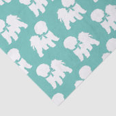 Bichon Frise Dog Puppy Tissuepapier (Detail)