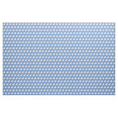 Bichon Frise Dog Silhouette Light Blue Stof (Yard (91,4 cm))
