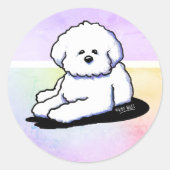 Bichon Frise Dog Stickers (Voorkant)