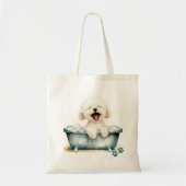 Bichon Frise Dog Tote Bag (Voorkant)