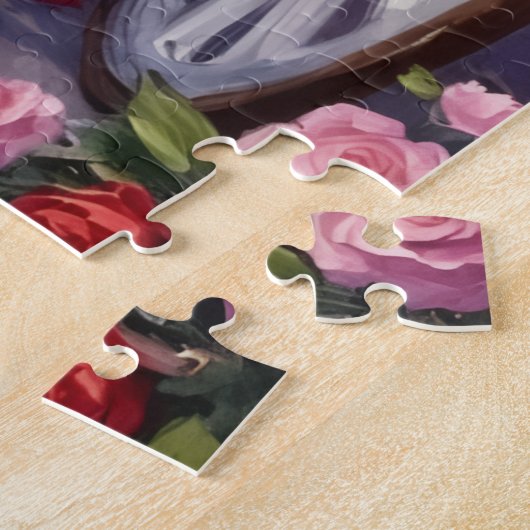 Bichon Frise Dog Valentine's Day Legpuzzel (Zijkant)