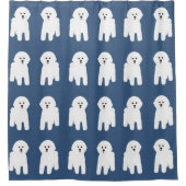 Bichon Frise Douchegordijn (Voorkant)