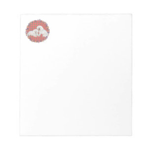 Bichon Frise Duo Plaid Notitieblok