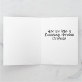 Bichon Frise Elf Puppy Christmas Kaart (Binnen)