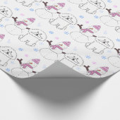 Bichon Frise en Snowman Cadeaupapier (Hoek)