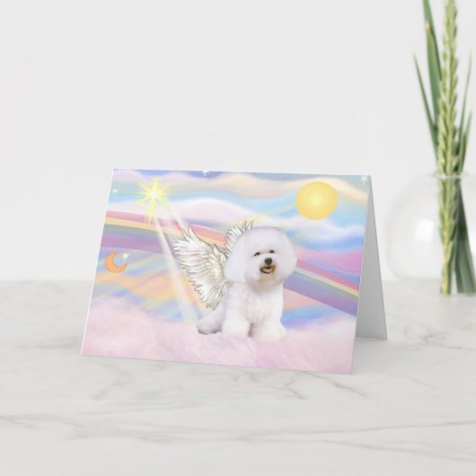 Bichon Frise engel Kaart (Voorkant)