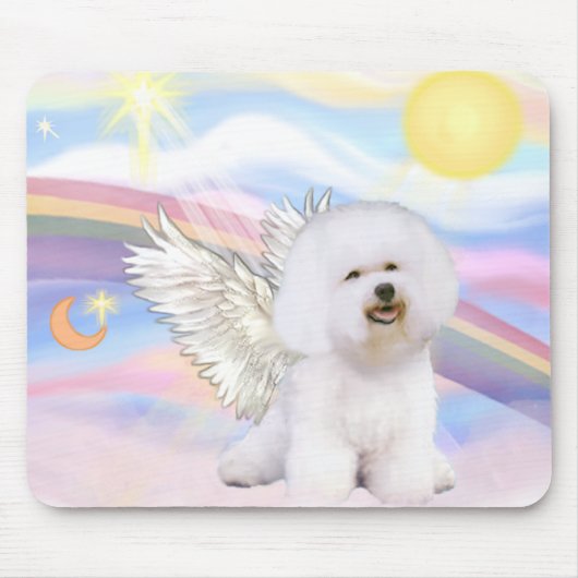 Bichon Frise Engel Muismat (Voorkant)