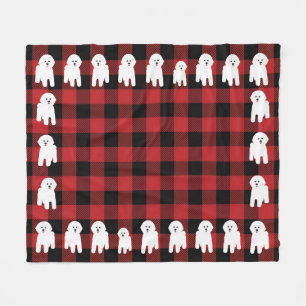 Bichon Frise Fleece Blanket Deken