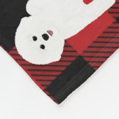 Bichon Frise Fleece Blanket Deken (Hoek)