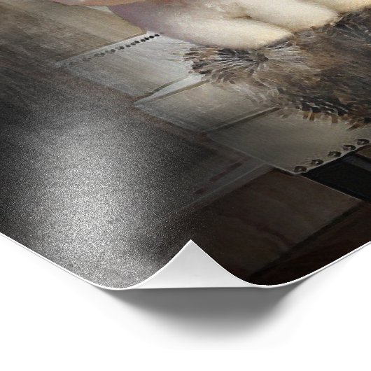 Bichon Frise Foto Afdruk (Hoek)