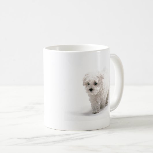 Bichon Frise Foto Coffee Mok (Voorkant rechts)