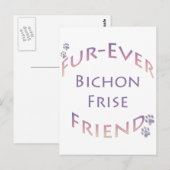 Bichon Frise Furever Briefkaart (Voorkant / Achterkant)