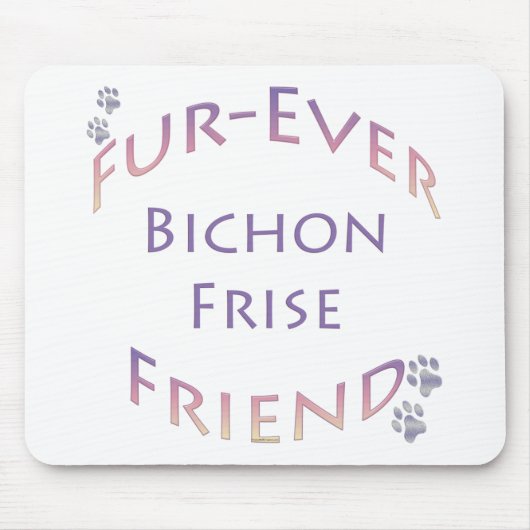 Bichon Frise Furever Muismat (Voorkant)