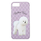 Bichon Frise geïllustreerde mobiele telefoondraagt Case-Mate iPhone Case (Achterkant)