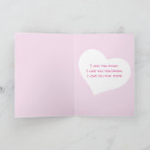 Bichon Frise Geïllustreerde Valentijnsdag Kaart (Binnen)