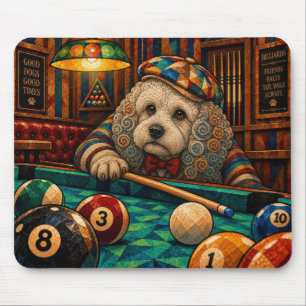 Bichon Frise, Geometrisch Mozaïek Muismat