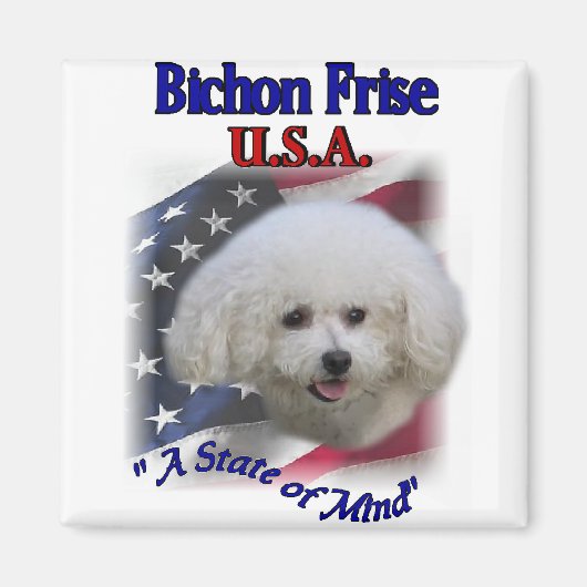 Bichon Frise Gifts Magneet (Voorkant)