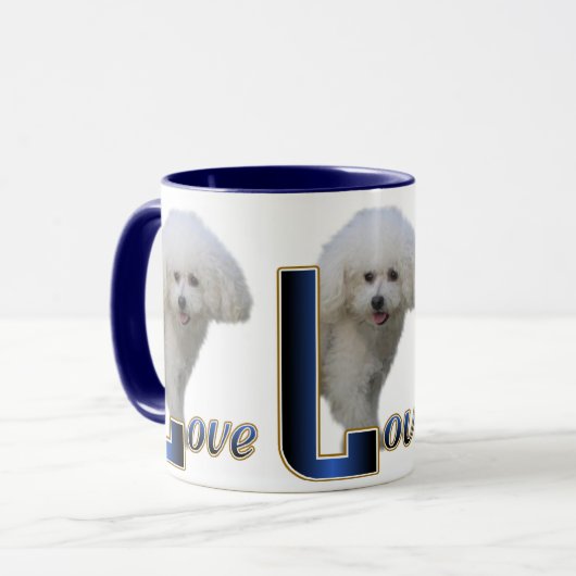 Bichon Frise Gifts Mok (Voorkant links)
