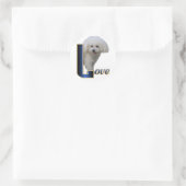 Bichon Frise Gifts Ronde Sticker (Tas)