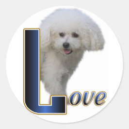 Bichon Frise Gifts Ronde Sticker