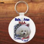 Bichon Frise Gifts Sleutelhanger (Voorkant)