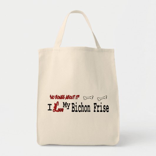 Bichon Frise Gifts Tote Bag (Voorkant)