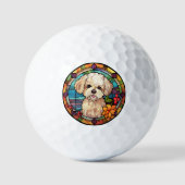 Bichon Frise Golfballen (Voorkant)
