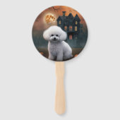 Bichon Frise Halloween eng  Handwaaier (Voorkant)