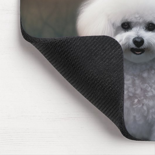 Bichon Frise Halloween eng  Muismat (Hoek)