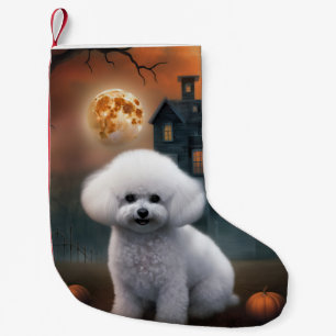 Bichon Frise Halloween Griezelen Kleine Kerstsok