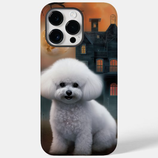 Bichon Frise Halloween Scary Case-Mate iPhone Case (Achterkant)
