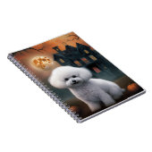 Bichon Frise Halloween Scary Notitieboek (Rechterzijde)