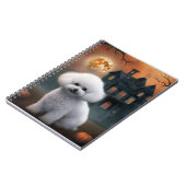 Bichon Frise Halloween Scary Notitieboek (Linkerzijde)